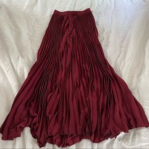 Maroon Vici Skirt
